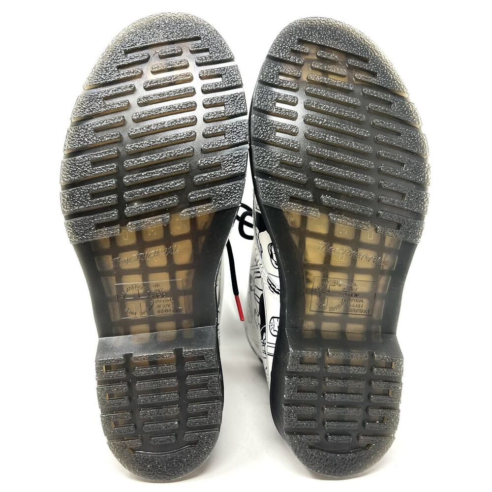 Doc DR. MARTENS 1460 For Pride Fuyuki Kanai Leather Boot Sz Mens 9 / Womens 10 - Picture 14 of 16